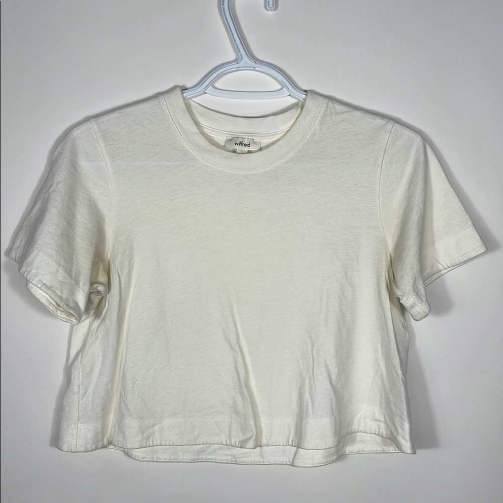 Wilfred White Crop Top
